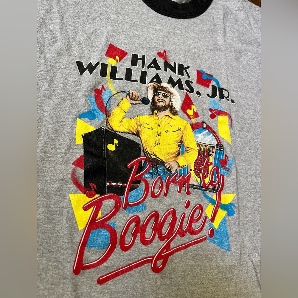 Vintage 1980s Hank Williams Jr Shirt View 6